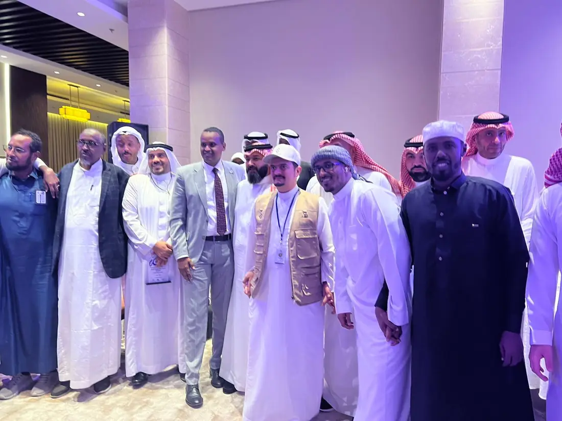 STS at an industry event